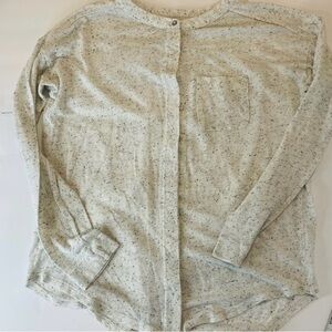 Loft Long Sleeve Button Up Top